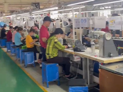 Linea di produzione di cucitura