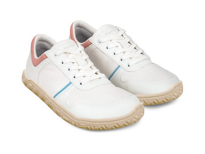 Fabbrica di sneakers minimaliste vegane bianche e zucchero filato OEM Echo