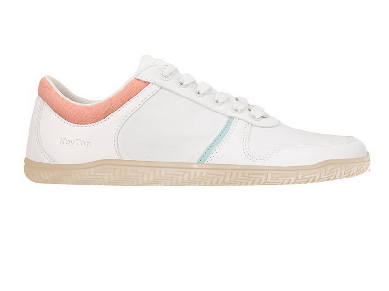 Fabbrica di sneakers minimaliste vegane bianche e zucchero filato OEM Echo
